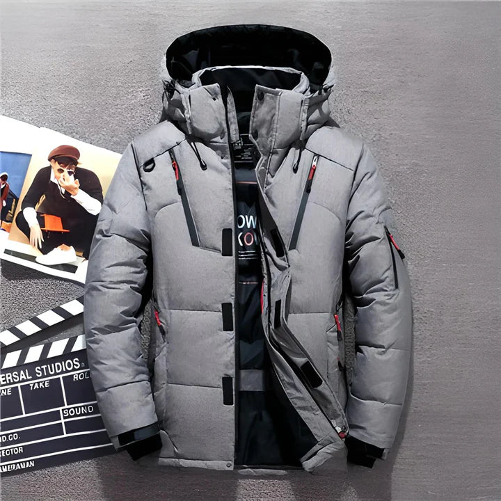 Bruna Hooded Puffer Jacket with Zip Pockets