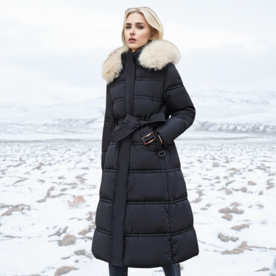 Carys Faux Fur Collar Winter Coat