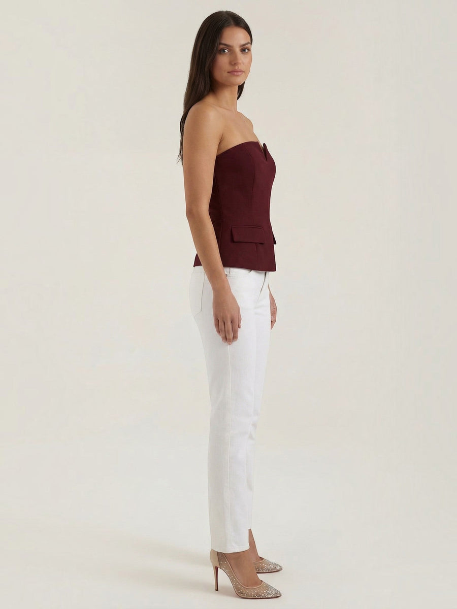 Eden Off Shoulder V Neck Top