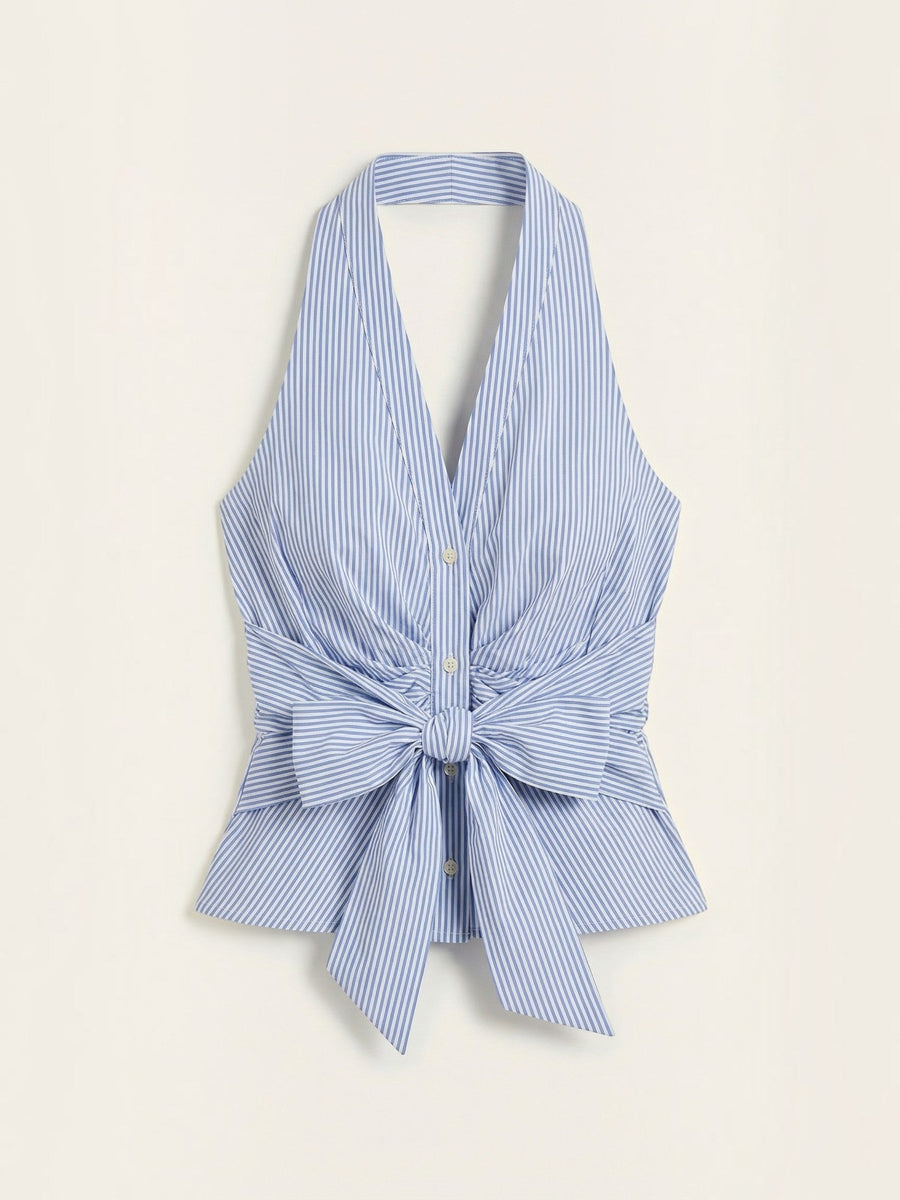 Aveline Bow Front Halter Top