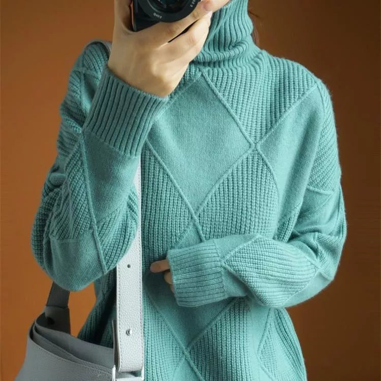 Raphaela Cashmere Turtleneck Sweater