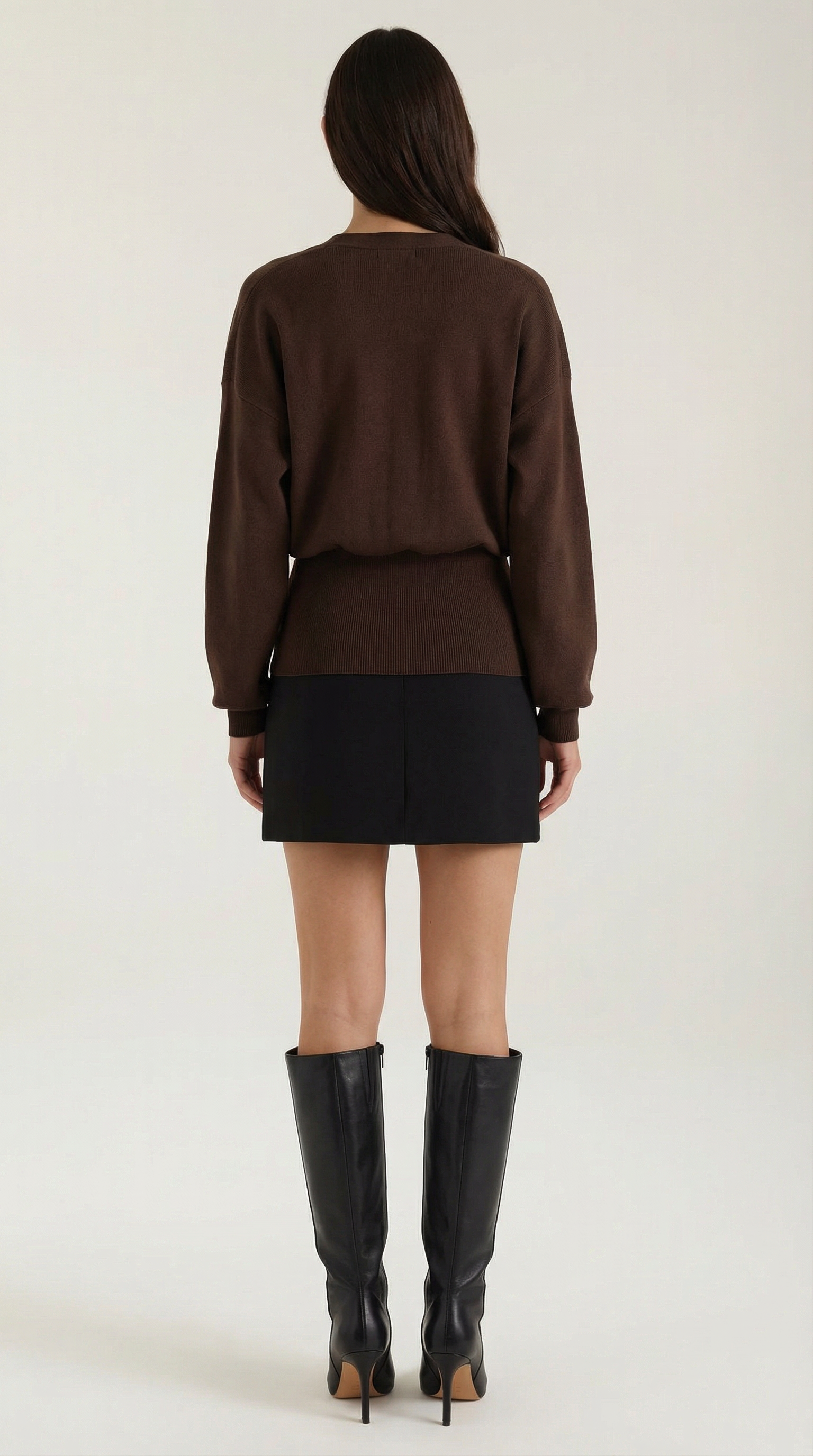 Christine Chic Deep-V Statement Cardigan