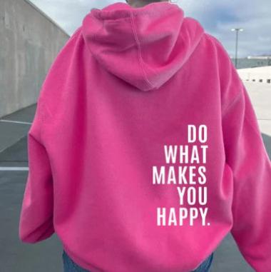 Clementine Motivational Back Print Hoodie