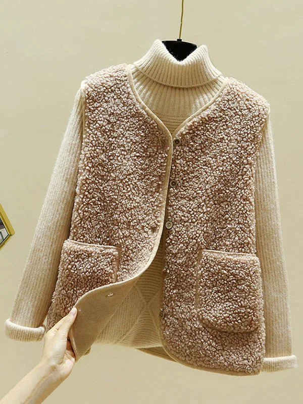 Tova Warm Sleeveless Cardigan Vest