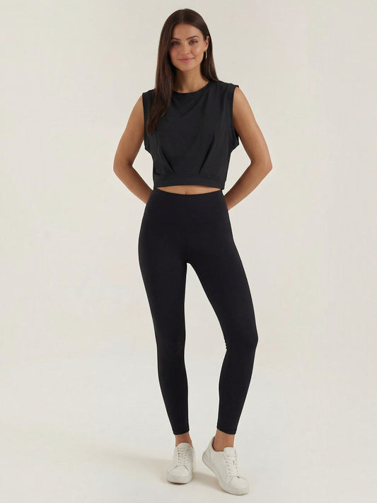 Faye Cotton Blend Crop Tank Top