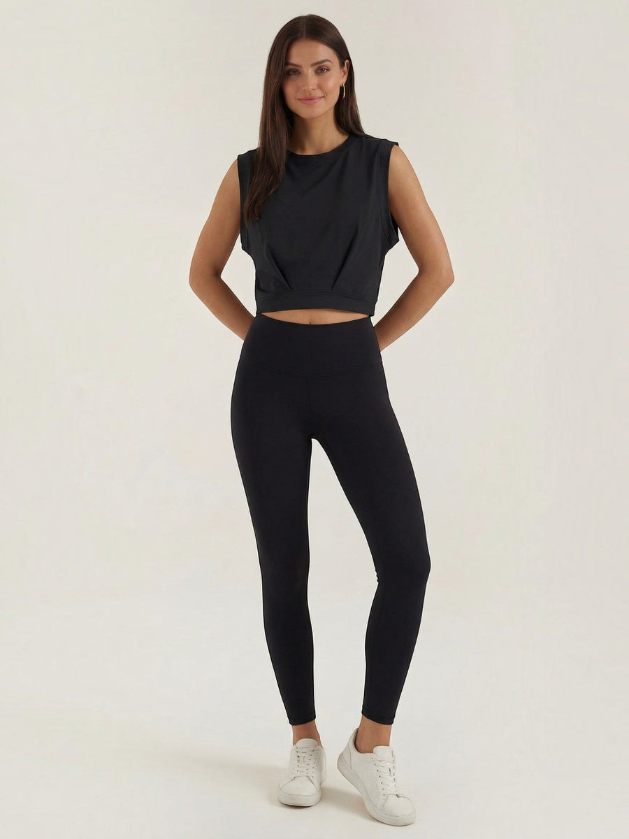 Faye Cotton Blend Crop Tank Top