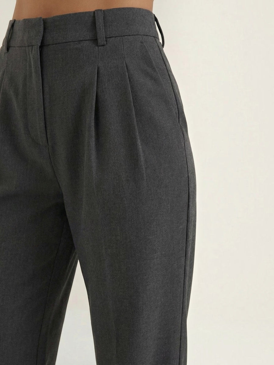 Emma Pleated High Waisted Wide Leg Pants