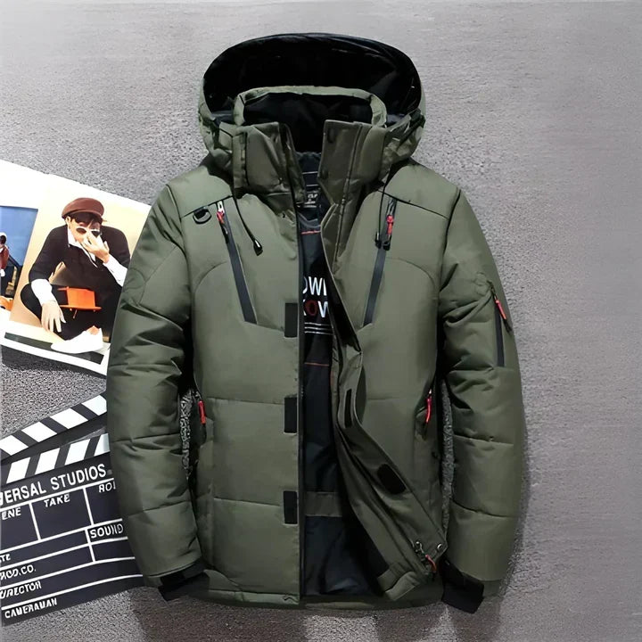 Bruna Hooded Puffer Jacket with Zip Pockets