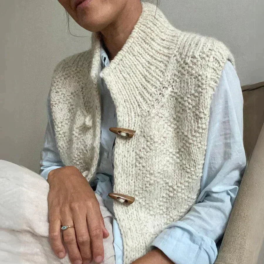 Wren Sleeveless Knit Cardigan Vest