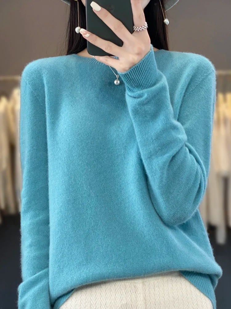 Ilka Classic Crew Neck Knit Sweater