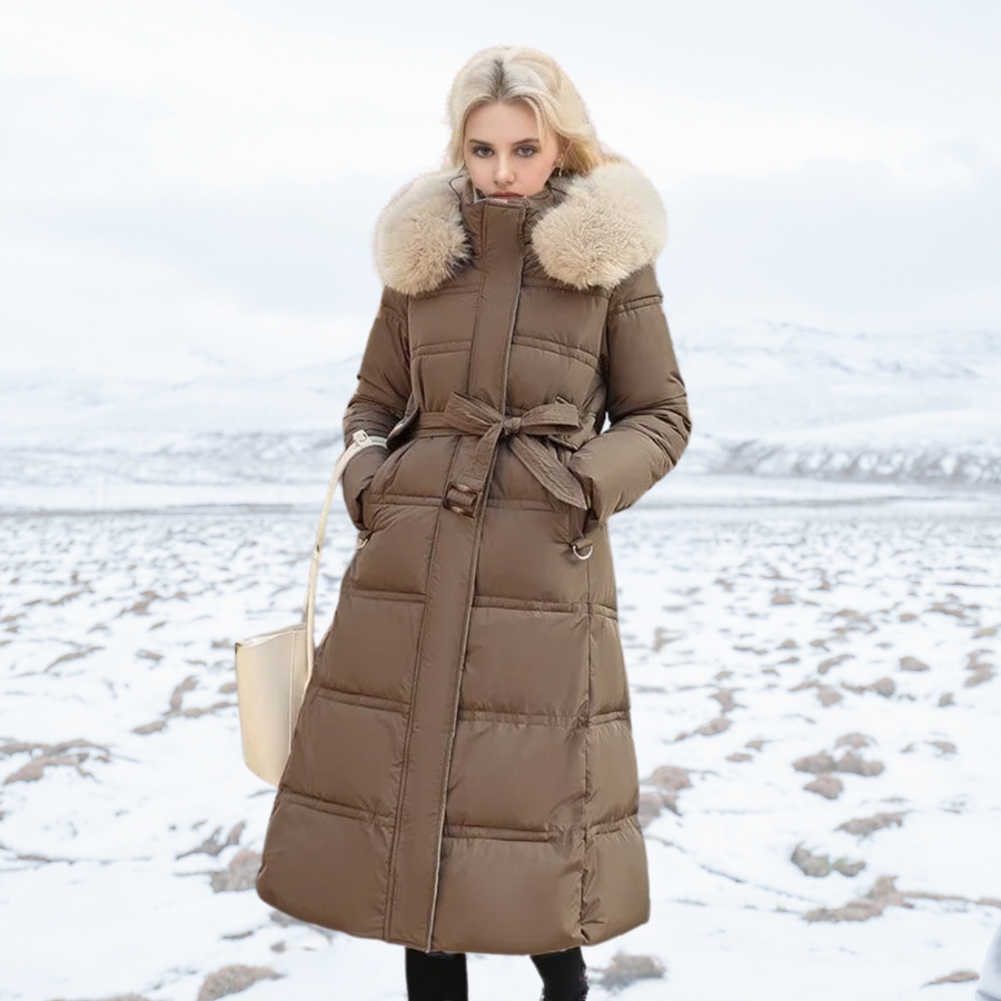 Carys Faux Fur Collar Winter Coat
