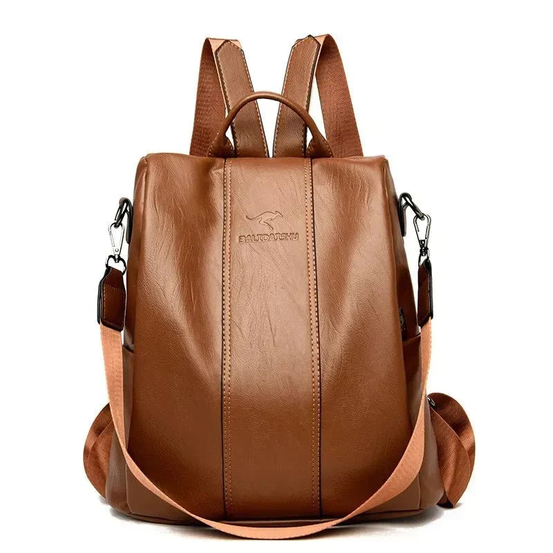 Camila Convertible Faux Leather Backpack