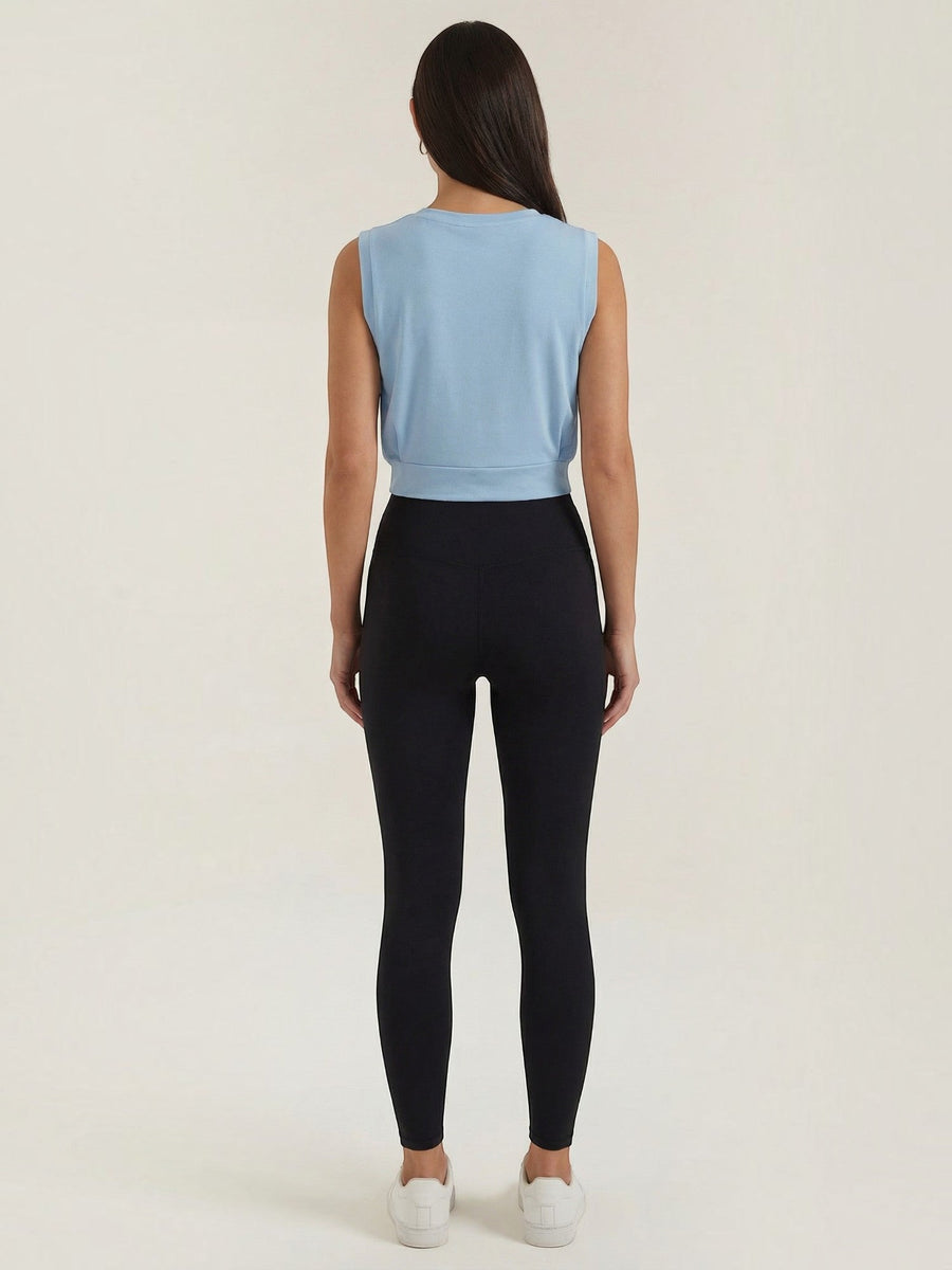 Faye Cotton Blend Crop Tank Top