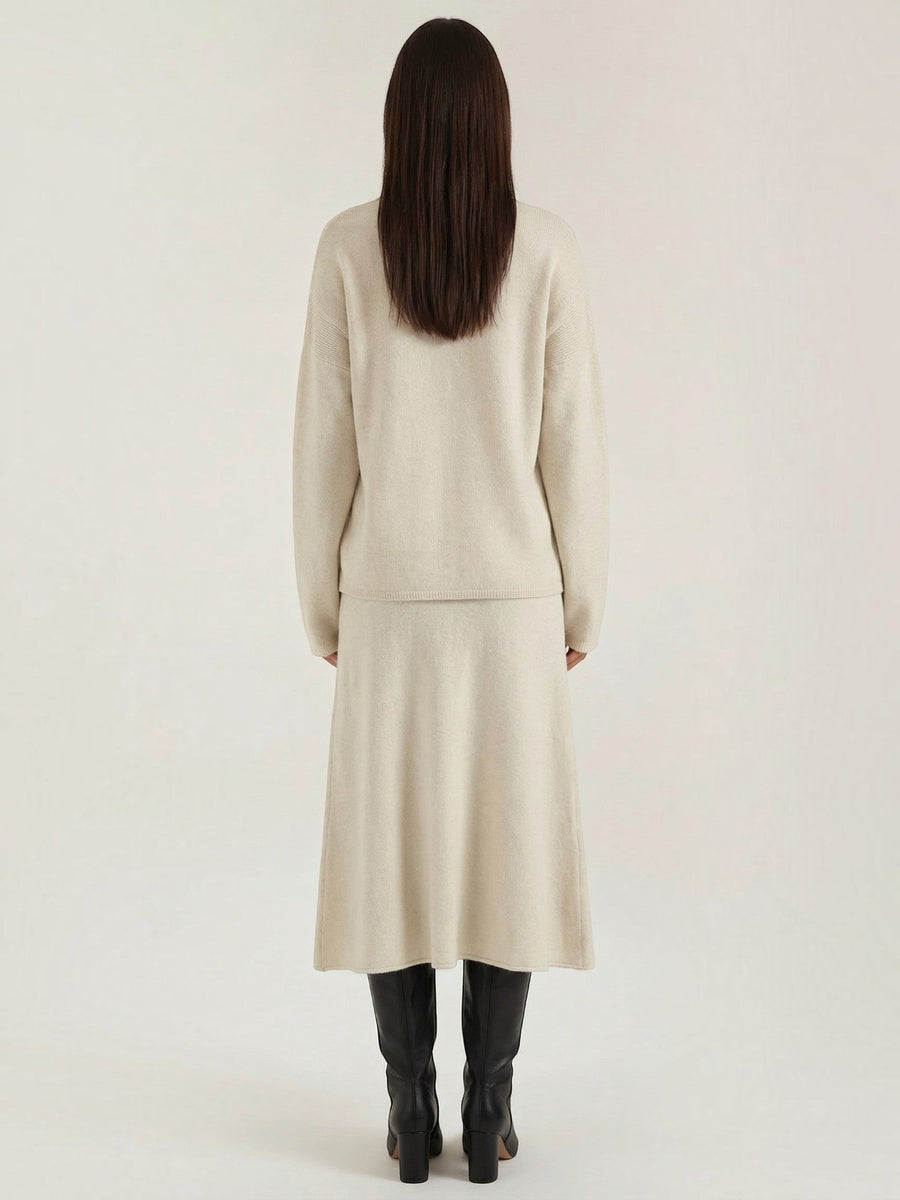 Amy Knit Sweater and Midi Skirt Set