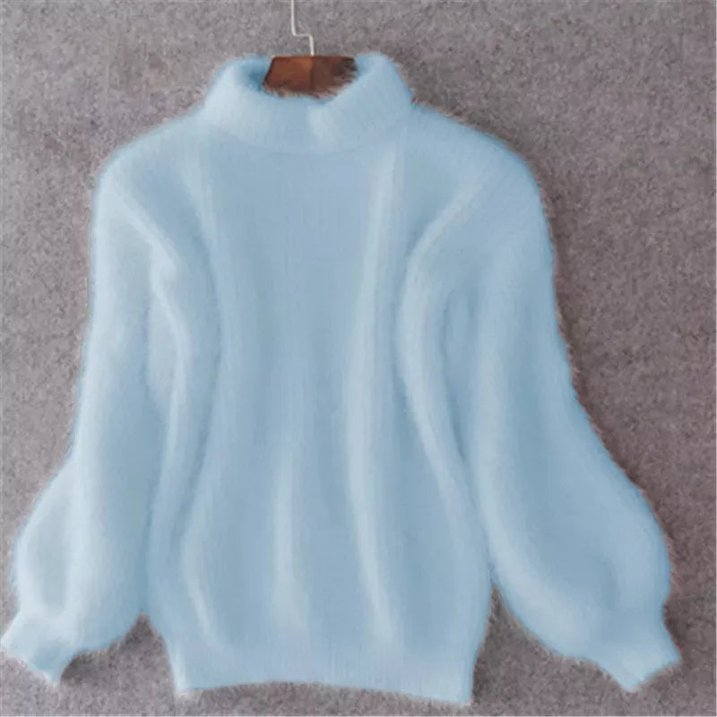 Savia Fluffy Oversized Balloon Sleeve Sweater