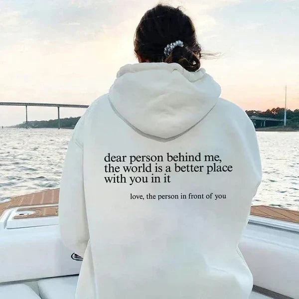 Clarissa Oversized Back Print Hoodie