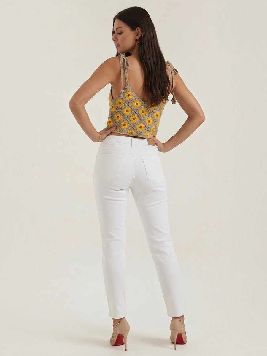 Gretchen Floral Crochet Cami Top