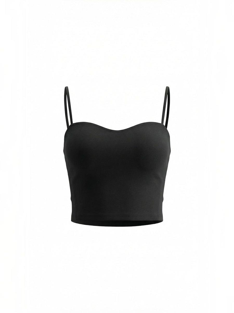 Guinevere Sweetheart Neck Crop Top
