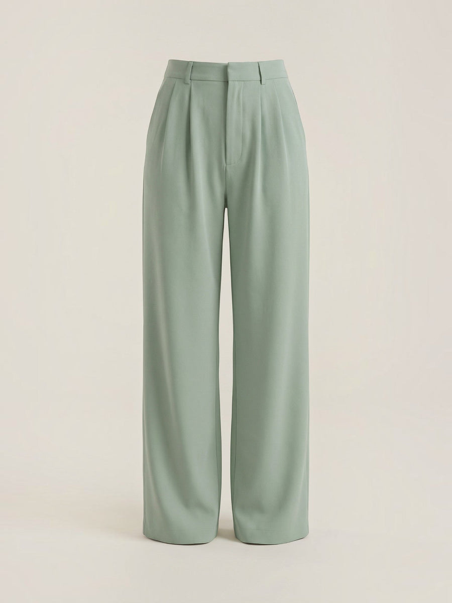 Emma Pleated High Waisted Wide Leg Pants