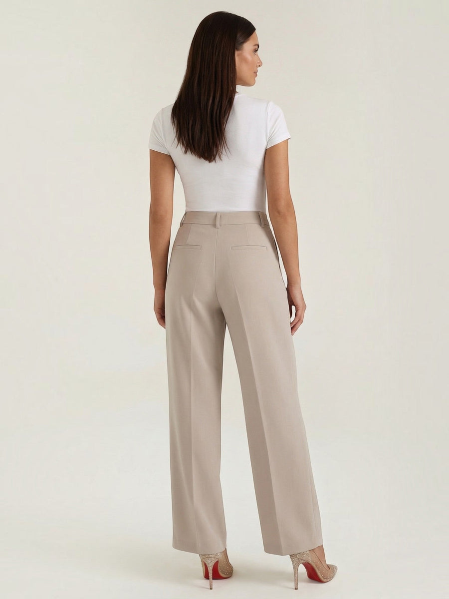 Emma Pleated High Waisted Wide Leg Pants