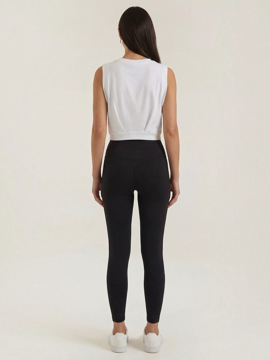 Faye Cotton Blend Crop Tank Top