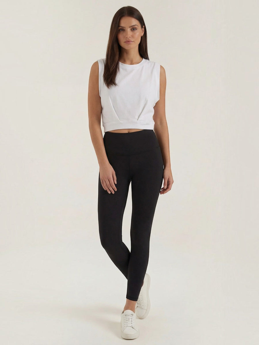Faye Cotton Blend Crop Tank Top