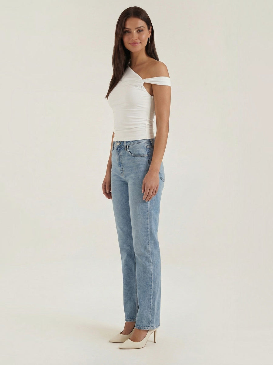 Celia One Shoulder Twist Top
