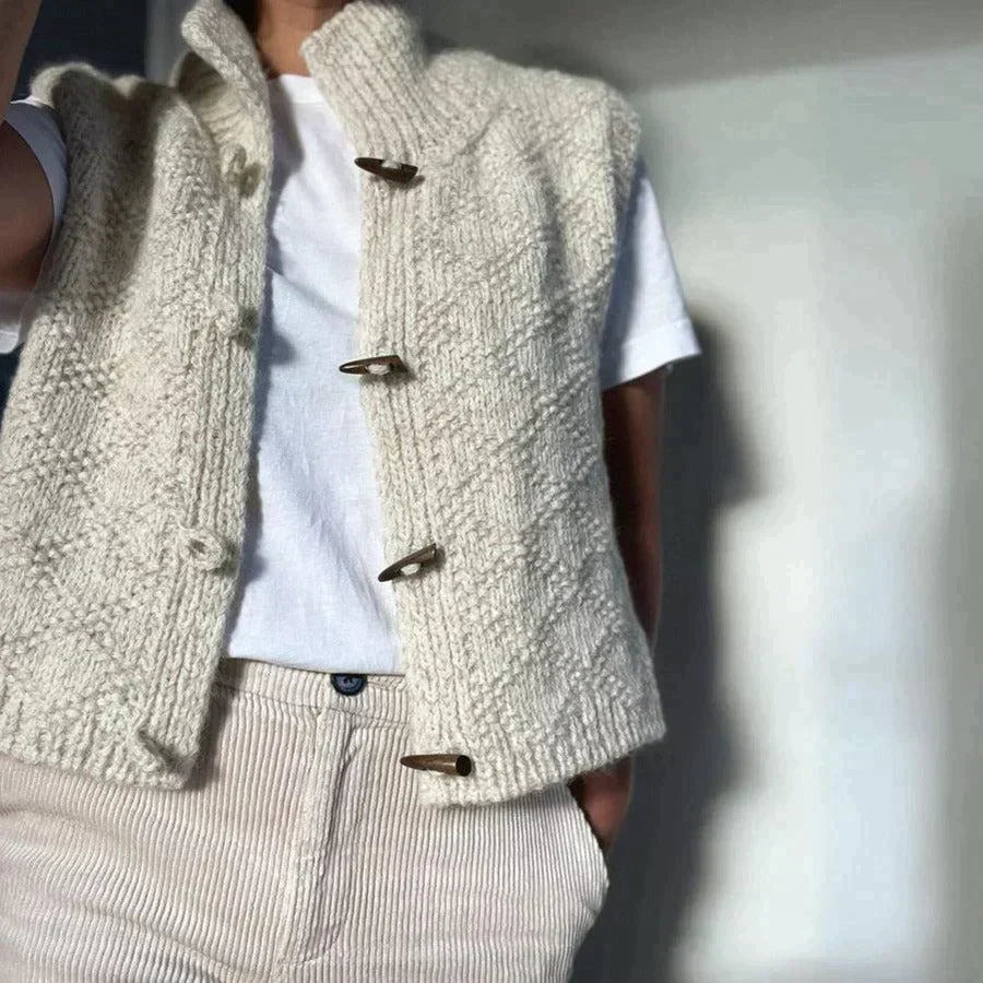 Wren Sleeveless Knit Cardigan Vest