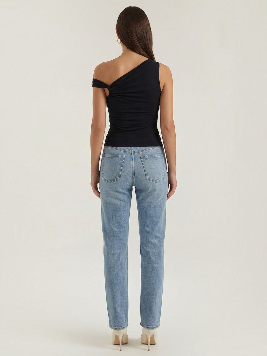 Celia One Shoulder Twist Top