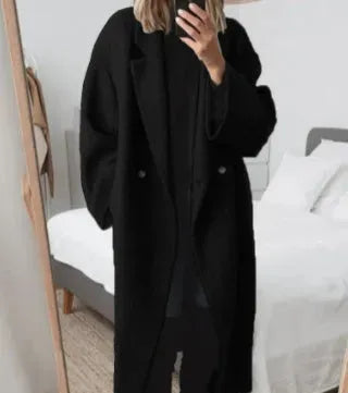 Dafne Oversized Lapel Coat