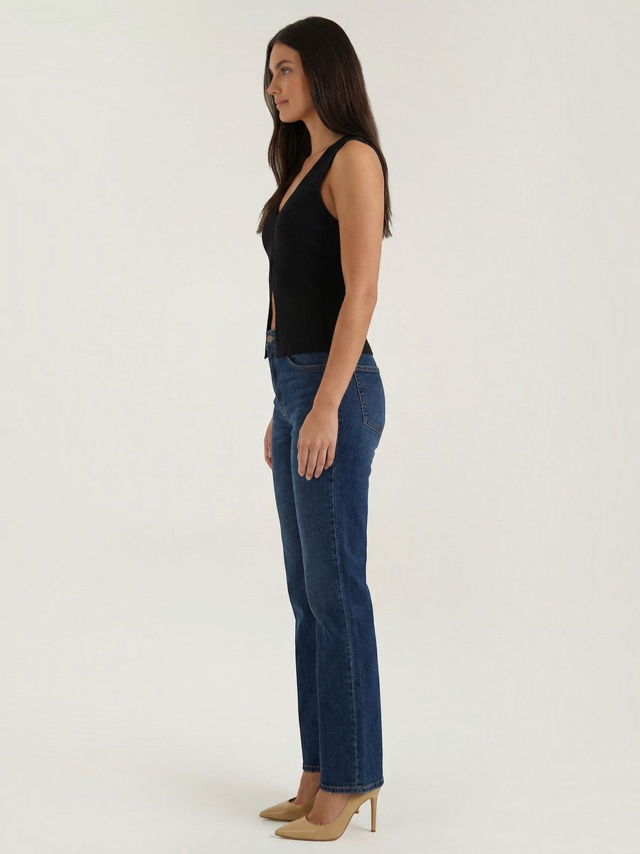 Sharon Open Front V Neck Knit Vest