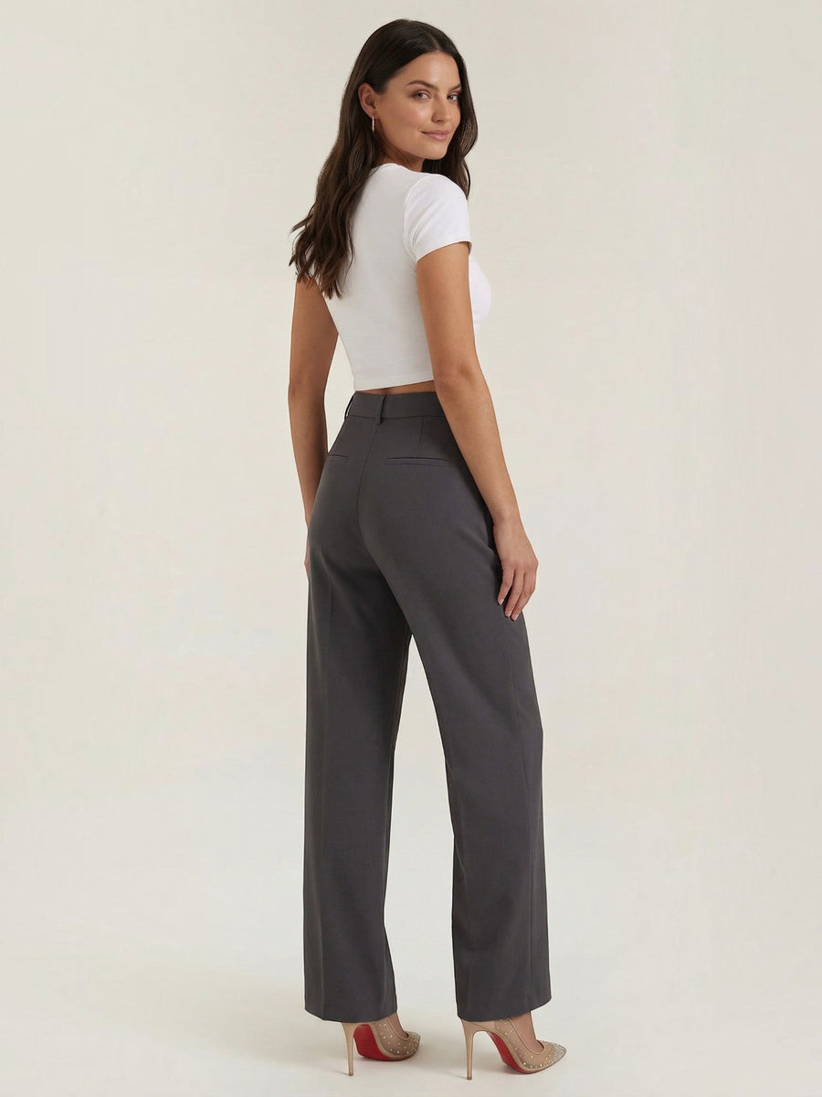 Emma Pleated High Waisted Wide Leg Pants