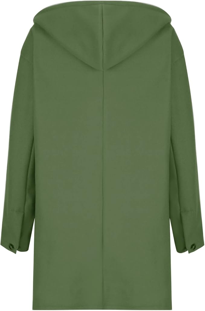 Cosima Hooded Button Front Coat