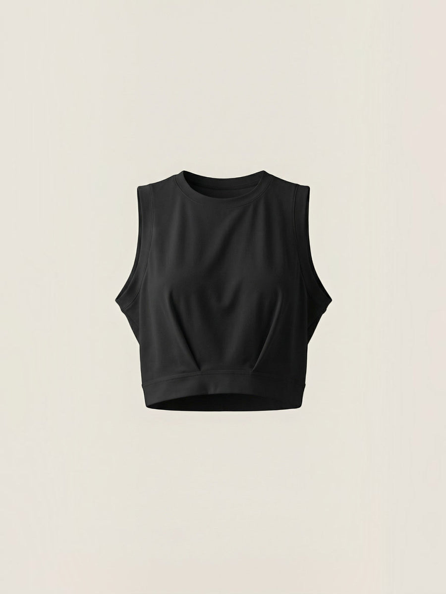 Faye Cotton Blend Crop Tank Top