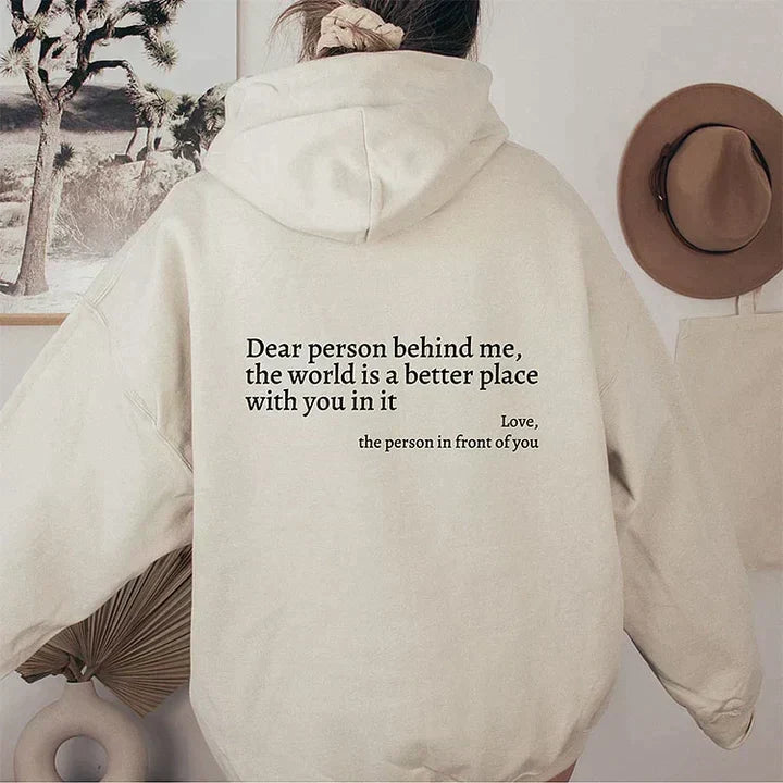 Clarissa Oversized Back Print Hoodie