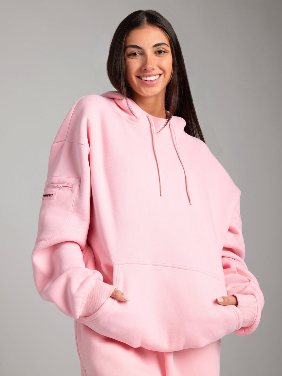 Wiebke Airplane Mode Travel Hoodie with Eye Mask