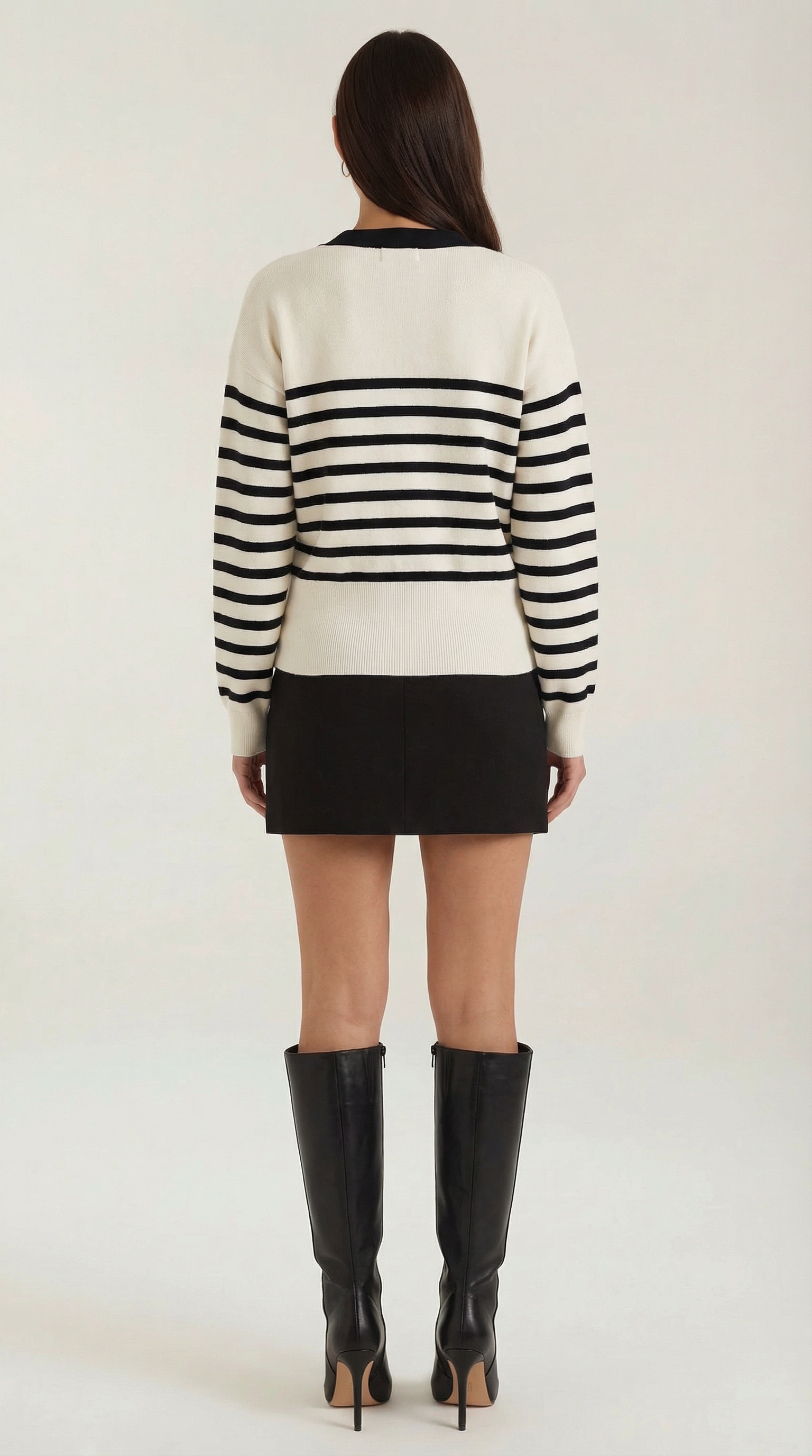 Christine Chic Deep-V Statement Cardigan