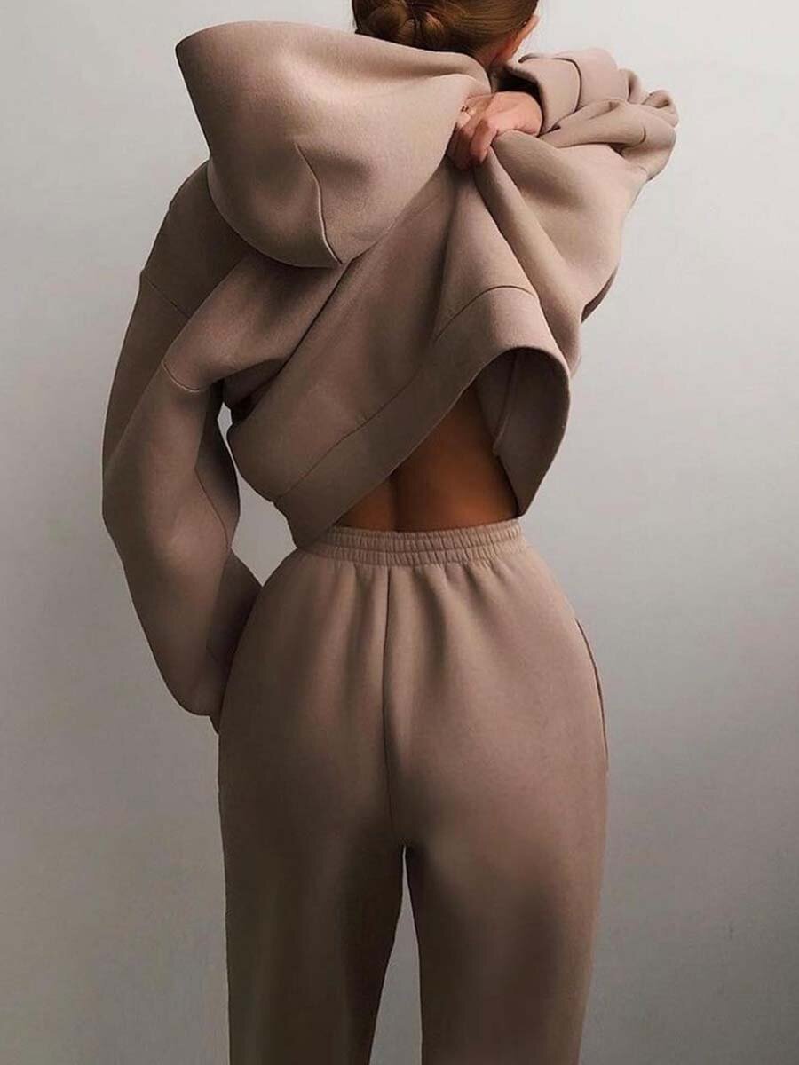 Orsola Two Piece Hooded Knit Set