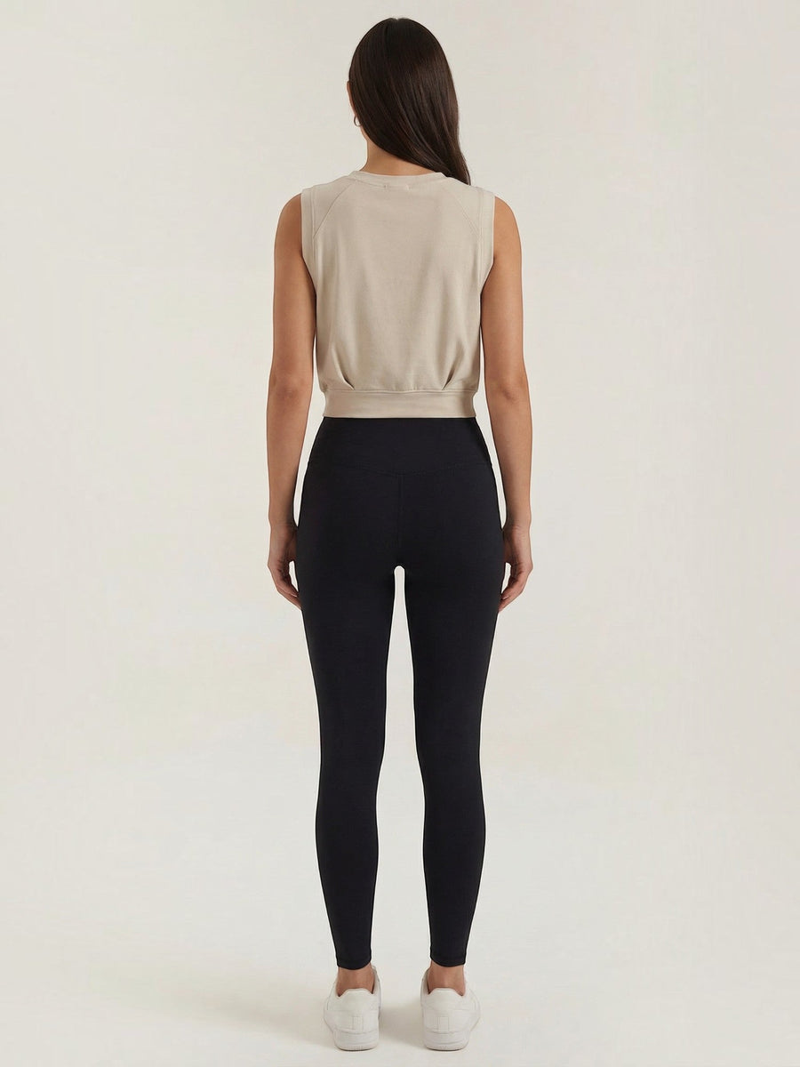 Faye Cotton Blend Crop Tank Top