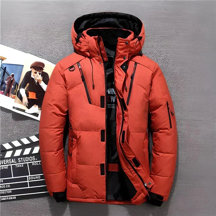Bruna Hooded Puffer Jacket with Zip Pockets