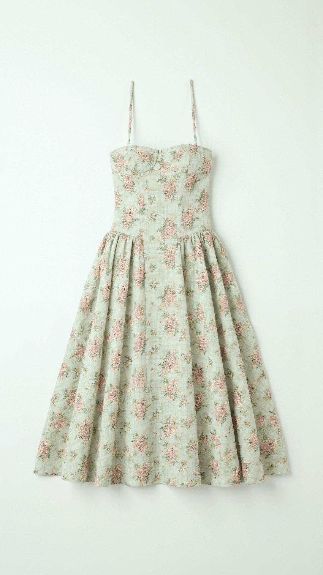 Odette Corset Midi Dress