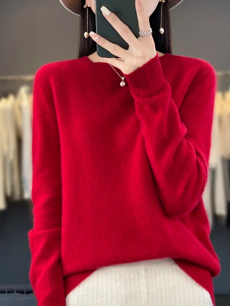 Ilka Classic Crew Neck Knit Sweater