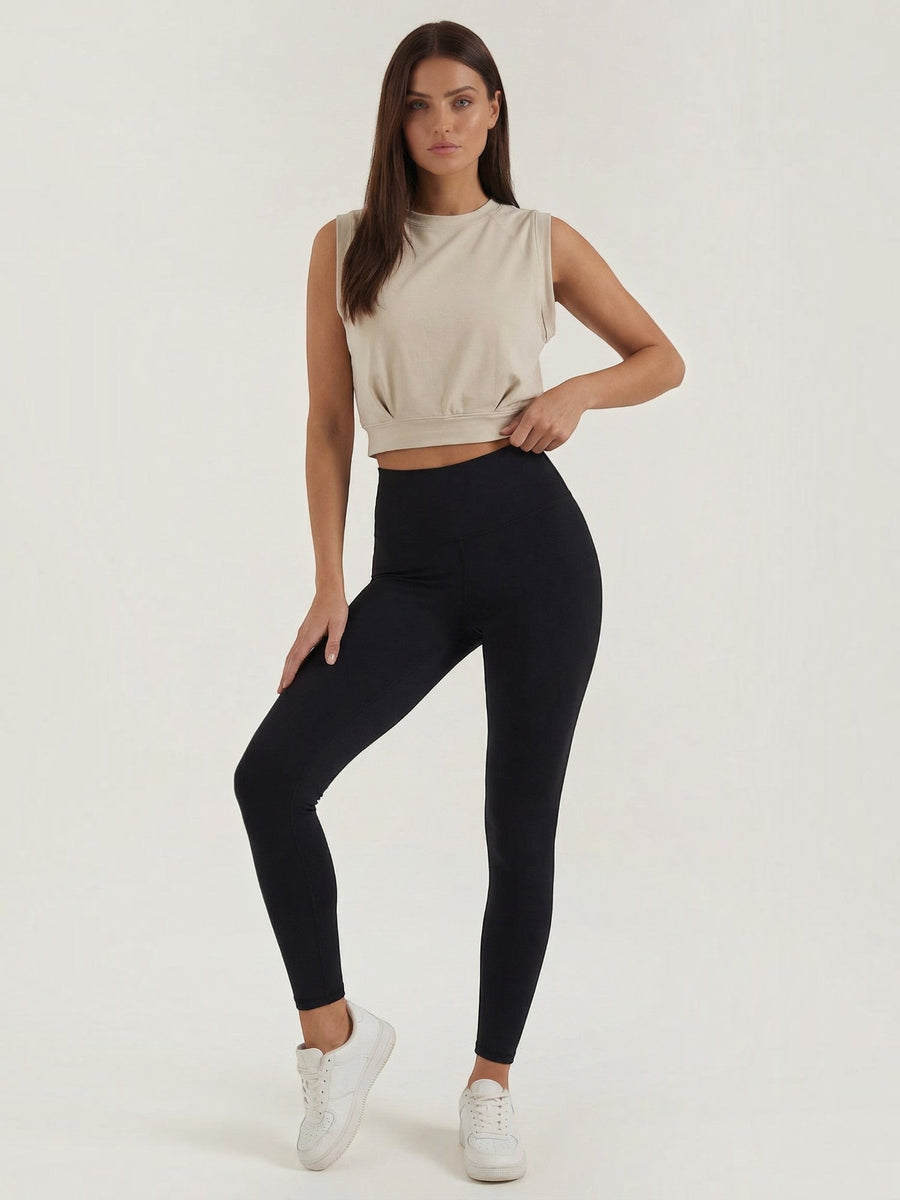 Faye Cotton Blend Crop Tank Top