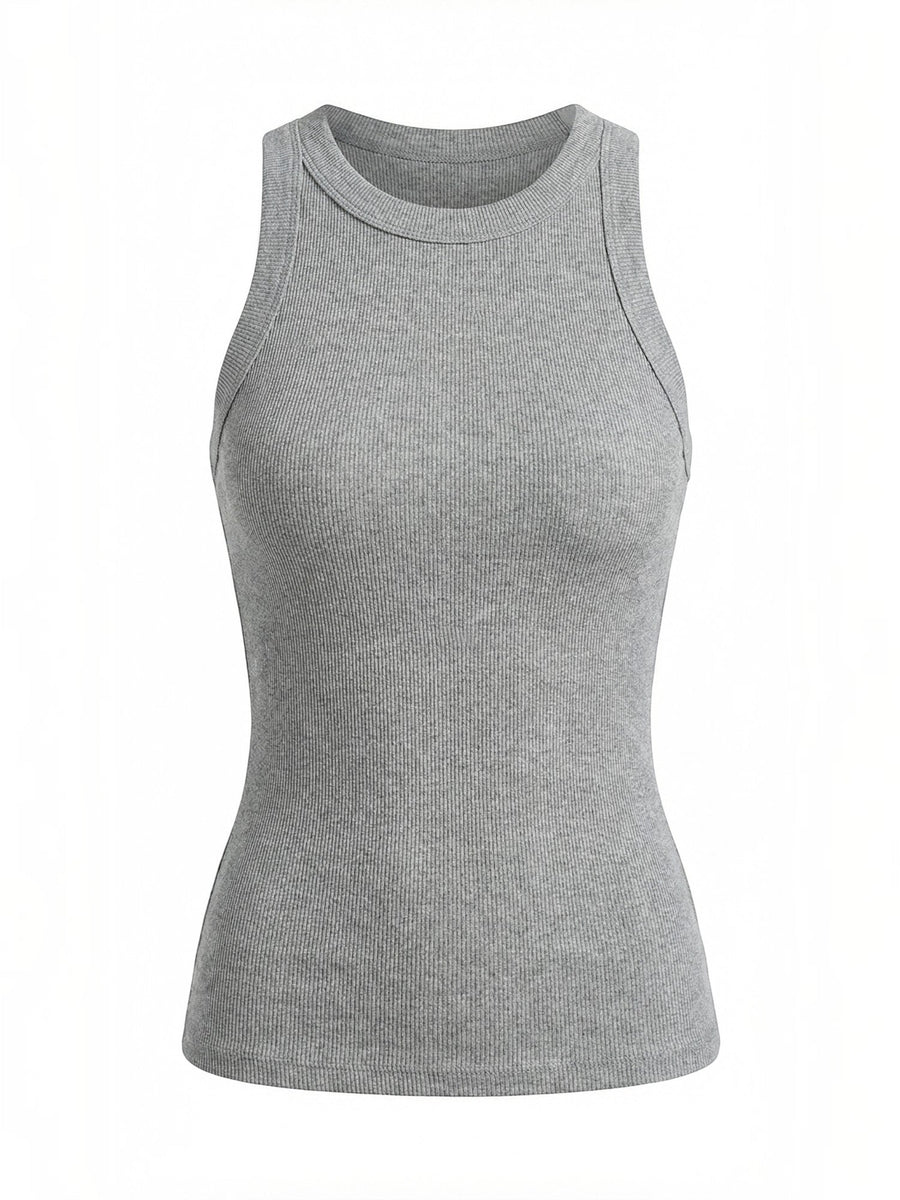 Evangeline Ribbed Racerback Tank Top