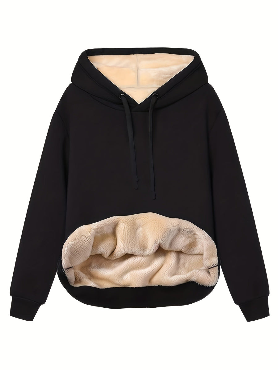 Mia Sherpa Lined Fleece Hoodie