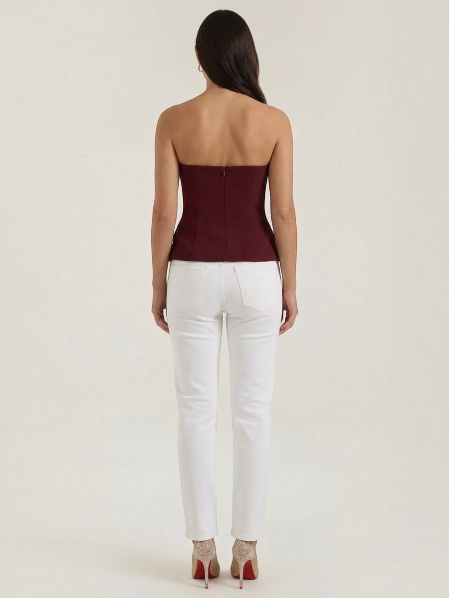 Eden Off Shoulder V Neck Top