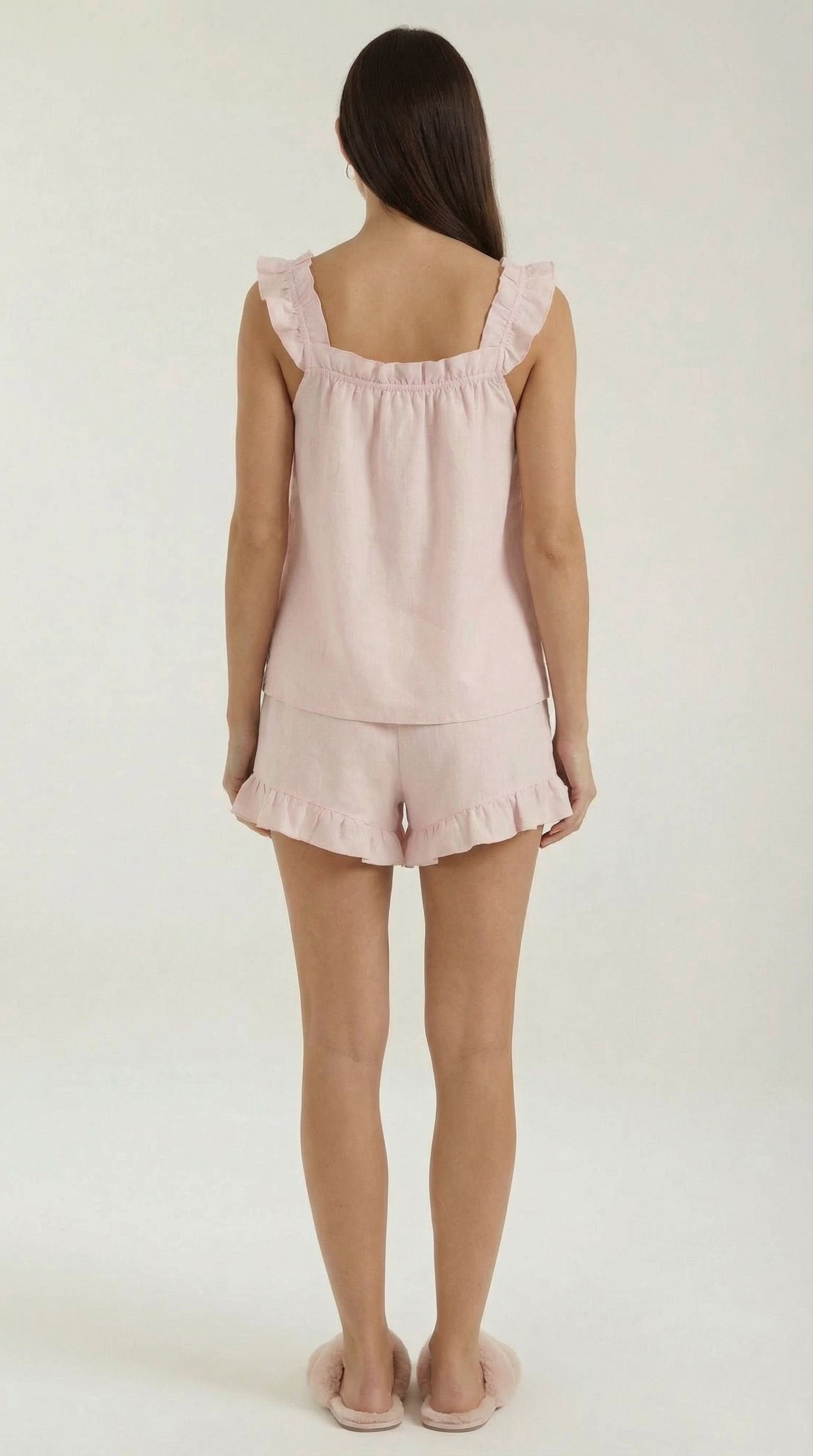 Helen Ruffled Cotton Set