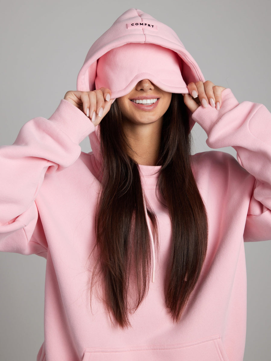 Wiebke Airplane Mode Travel Hoodie with Eye Mask