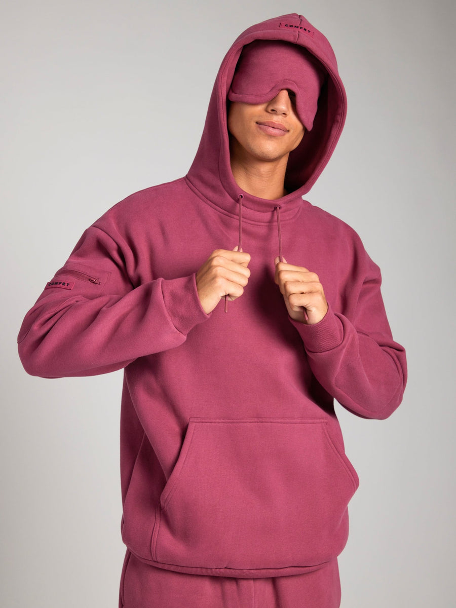 Wiebke Airplane Mode Travel Hoodie with Eye Mask