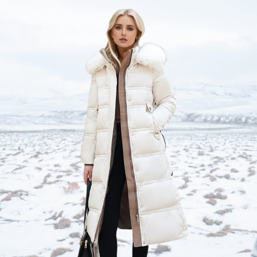 Carys Faux Fur Collar Winter Coat